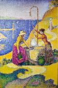 Paul Signac Women at the Well France oil painting artist